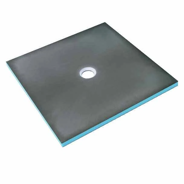 Wedi Fundo Ligno Floor Level Shower Tray Central Drain - 1200 X 1200mm 3 Wedi Fundo Ligno Floor Level Shower Tray Central Drain - 1200 X 1200mm