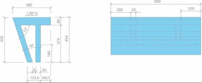 Wedi Sanoasa Tileable Bench 2 - Angled - 900mm 8 Wedi Sanoasa Tileable Bench 2 - Angled - 900mm - Image 6