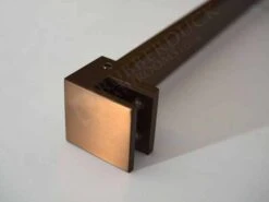 Abacus Wetroom Glass 1100mm Wall Support Arm Brushed Bronze -Perfect Finish 1130719