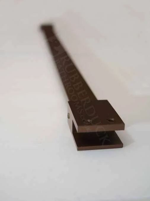 Abacus Wetroom Glass Brushed Bronze Ceiling Support Arm 600mm 4 Abacus Wetroom Glass Brushed Bronze Ceiling Support Arm 600mm - Image 2