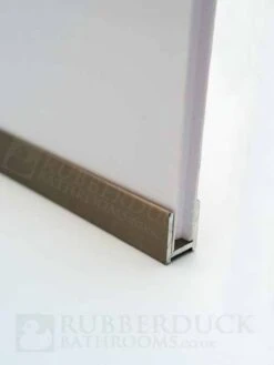 ABACUS Wet Room 10mm Glass Surface Channel 2000mm - Brushed Bronze -Perfect Finish 1130847 1