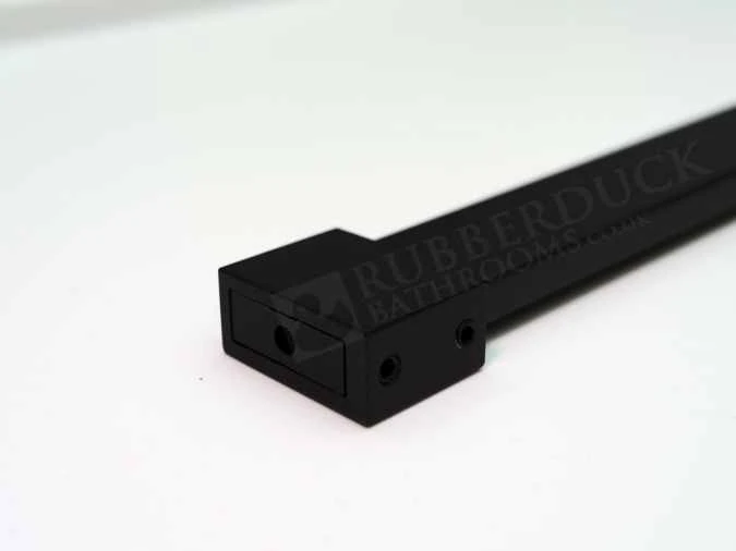 Abacus Wetroom Glass Matt Black Ceiling Support Arm 600mm 6 Abacus Wetroom Glass Matt Black Ceiling Support Arm 600mm - Image 4