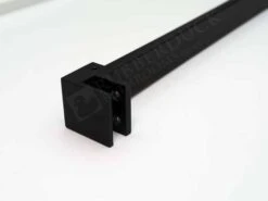 Abacus Wetroom Glass 1100mm Wall Support Arm Matt Black -Perfect Finish 1140467