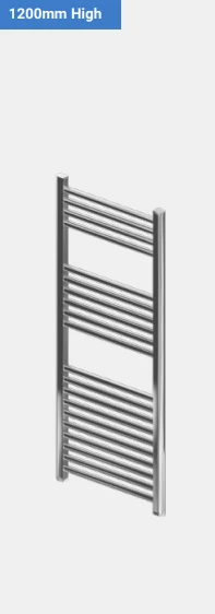 Eastbrook Westward 1800mm X 400mm Straight Chrome Towel Radiator 7 Eastbrook Westward 1800mm X 400mm Straight Chrome Towel Radiator - Image 5