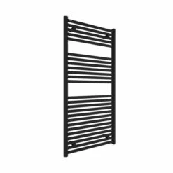 Hugo2 1212 X 600mm Towel Radiator - Matt Black - High Heat Output - Tissino