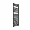 Hugo2 1652 X 500mm Towel Radiator - Matt Black - High Heat Output - Tissino -Perfect Finish 1652x500 matt black