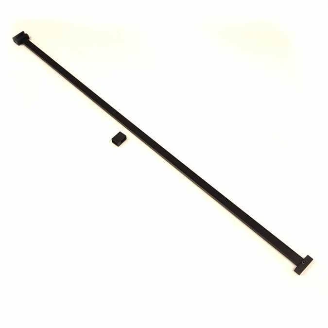 Aquadart Wetroom 10mm Glass Wall Profile & Support Arm Kit - Matt Black 7 Aquadart Wetroom 10mm Glass Wall Profile & Support Arm Kit - Matt Black - Image 5