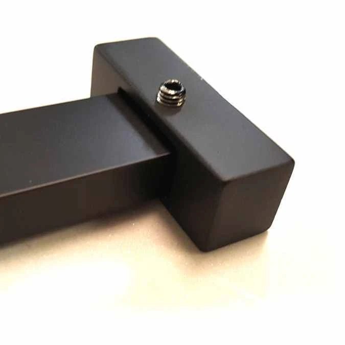 Aquadart Wetroom 10mm Glass Wall Profile & Support Arm Kit - Matt Black 9 Aquadart Wetroom 10mm Glass Wall Profile & Support Arm Kit - Matt Black - Image 7