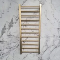 Scudo Vibe 500 X 800 Brushed Brass Towel Radiator 10 Scudo Vibe 500 X 800 Brushed Brass Towel Radiator -Perfect Finish 20230601 101432
