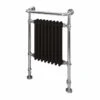 Eastbrook Isbourne Black & Chrome Traditional Towel Rail - 41.1023 1 Eastbrook Isbourne Black & Chrome Traditional Towel Rail - 41.1023 -Perfect Finish 411023