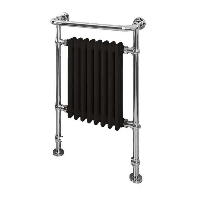 Eastbrook Isbourne Black & Chrome Traditional Towel Rail - 41.1023 3 Eastbrook Isbourne Black & Chrome Traditional Towel Rail - 41.1023