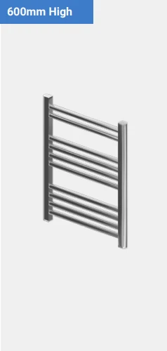 Eastbrook Westward 1800mm X 400mm Straight Chrome Towel Radiator 5 Eastbrook Westward 1800mm X 400mm Straight Chrome Towel Radiator - Image 3