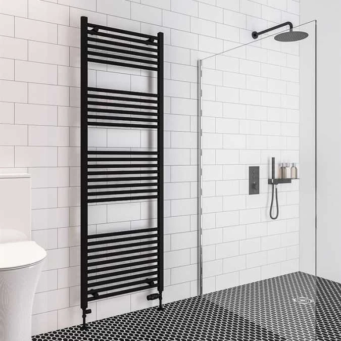 Eastbrook Wingrave 1800 X 600 Matt Black Towel Radiator 4 Eastbrook Wingrave 1800 X 600 Matt Black Towel Radiator - Image 2