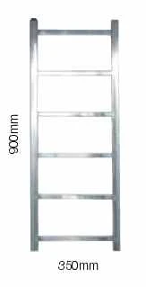 900 X 350mm Sussex Brunswick Stainless Steel Towel Rail - JIS Europe