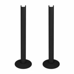 Black Radiator Pipe Shroud & Collar Kit By Eastbrook