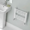 Eastbrook Biava 688 X 600 White Towel Radiator -Perfect Finish BIAVA RAIL 2