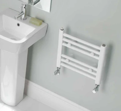 Eastbrook Biava 688 X 600 White Towel Radiator 3 Eastbrook Biava 688 X 600 White Towel Radiator
