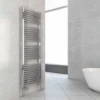 Eastbrook Biava 688 X 450 Chrome Curved Towel Radiator -Perfect Finish BIAVA RAIL 6 5