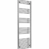 Reina Capo Flat Towel Rail - 1600 X 500mm - Chrome - FREE Valves -Perfect Finish CPO1650CF