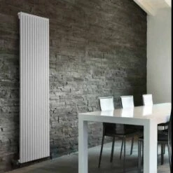 DQ Cube Single 1771 X 520 Vertical Radiator White