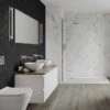 Driftwood Grey Oak - 1.86m2 - Multipanel Click Vinyl Bathroom Flooring 1 Driftwood Grey Oak - 1.86m2 - Multipanel Click Vinyl Bathroom Flooring -Perfect Finish Driftwood Grey Oak Multipanel Lifestyle