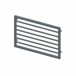Abacus Metro Bathroom Towel Rail - 578 X 800mm - Grey Textured