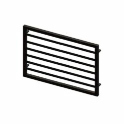 Abacus Metro Bathroom Towel Rail - 578 X 800mm - Matt Black