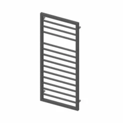 Abacus Metro Bathroom Towel Rail - 1193 X 500mm - Grey Textured