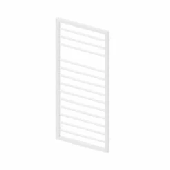 Abacus Metro Bathroom Towel Rail - 1193 X 500mm - Matt White