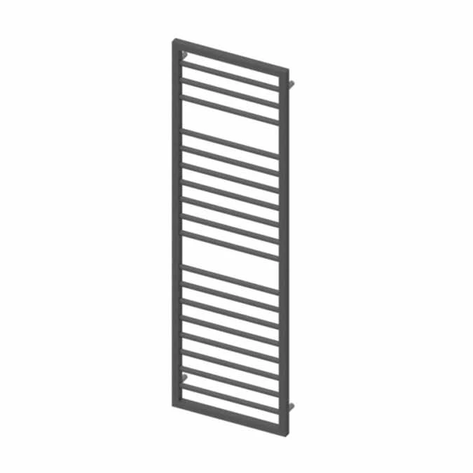Abacus Metro Bathroom Towel Rail - 1655 X 500mm - Grey Textured 3 Abacus Metro Bathroom Towel Rail - 1655 X 500mm - Grey Textured