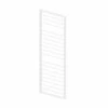 Abacus Metro Bathroom Towel Rail - 1655 X 500mm - Matt White -Perfect Finish ELME165550WH IMAGE