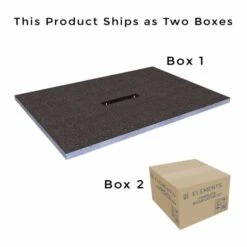 Abacus Elements Level Access Linear Centre Waste Wet Room Kit 1400 X 900 X 30mm -Perfect Finish EMK3 CE 1409 IMAGE rd