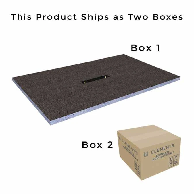 Abacus Elements Level Access Linear Centre Waste Wet Room Kit 1800 X 900 X 30mm 4 Abacus Elements Level Access Linear Centre Waste Wet Room Kit 1800 X 900 X 30mm - Image 2