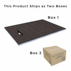 Abacus Elements Level Access Linear Waste Wetroom 1200 X 900 X 30mm -Perfect Finish EMK3 EN 1209 IMAGE rd