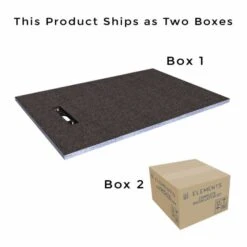 Abacus Elements Level Access Linear Waste Wetroom 1600 X 900 X 30mm -Perfect Finish EMK3 EN 1409 IMAGE rd 1