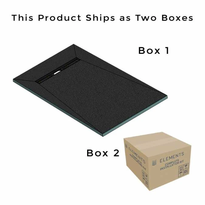 Abacus Elements Level Access Linear End Waste Wet Room Kit 1400 X 900 X 30mm 4 Abacus Elements Level Access Linear End Waste Wet Room Kit 1400 X 900 X 30mm - Image 2