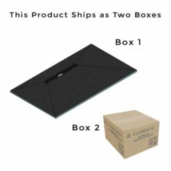 Abacus Elements Level Access Offset Linear Offset Wet Room Kit 1600 X 900 X 30mm -Perfect Finish EMK6 OF 1609 IMAGE rd