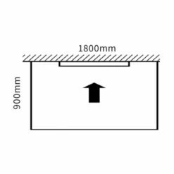 Abacus Infinity Wet Room Tray Kit - 1800 X 900mm -Perfect Finish EMKE F1 1809 TECH rd