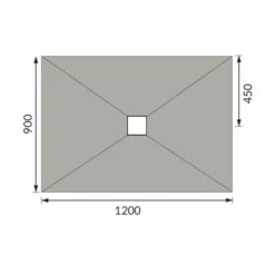 Abacus Level Access Wetroom Kit 1200 X 900mm Centre Drain -Perfect Finish EMKS CE 1209 TECH rd