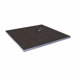 Abacus Tileable Wet Room Square Shower Tray 1200 X 1200 X 30mm Corner Drain