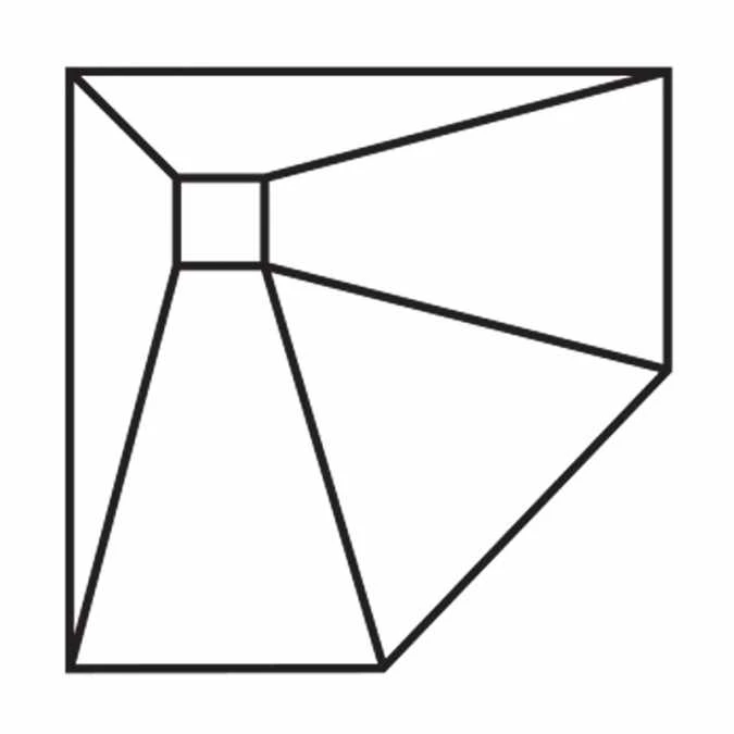 Abacus Tileable Wetroom Pentagon Shower Tray 900 X 900 Corner Drain 10 Abacus Tileable Wetroom Pentagon Shower Tray 900 X 900 Corner Drain - Image 8