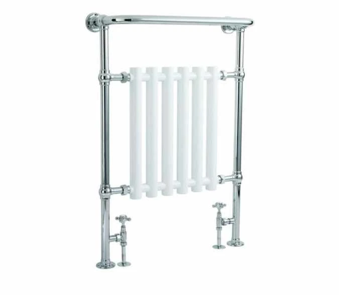 Empire Traditional Towel Radiator, 673 X 963, Chrome & White, Holborn London 1855 3 Empire Traditional Towel Radiator, 673 X 963, Chrome & White, Holborn London 1855