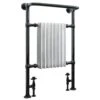 Wentworth Traditional Black Nickel & Enamel Radiator 1 Wentworth Traditional Black Nickel & Enamel Radiator -Perfect Finish F06514 L