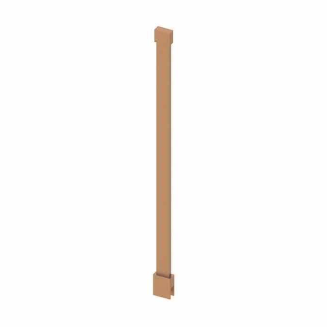 Abacus Wetroom Glass Brushed Bronze Ceiling Support Arm 600mm 3 Abacus Wetroom Glass Brushed Bronze Ceiling Support Arm 600mm