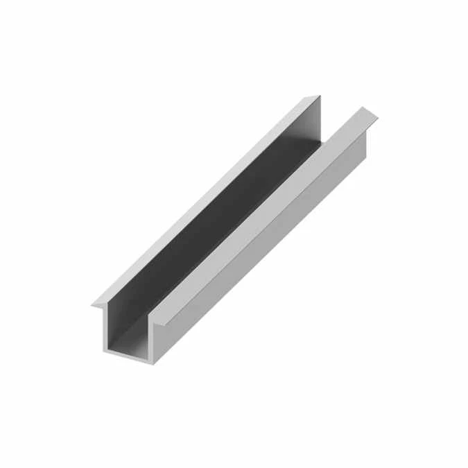 ABACUS Wet Room 8mm Glass Recessed Channel 2000mm - Chrome 3 ABACUS Wet Room 8mm Glass Recessed Channel 2000mm - Chrome