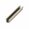 ABACUS Wet Room 8mm Glass Recessed Channel - 1200mm - Brushed Nickel -Perfect Finish GCRC 07 08