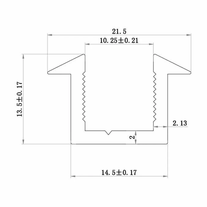ABACUS Wet Room 8mm Glass Recessed Channel 2000mm - Brushed Nickel 5 ABACUS Wet Room 8mm Glass Recessed Channel 2000mm - Brushed Nickel - Image 3
