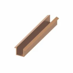 ABACUS Wet Room 10mm Glass Recessed Channel 2000mm - Brushed Bronze