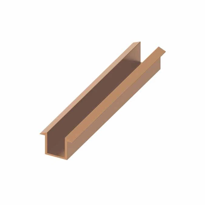 ABACUS Wet Room 10mm Glass Recessed Channel 2000mm - Brushed Bronze 3 ABACUS Wet Room 10mm Glass Recessed Channel 2000mm - Brushed Bronze