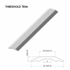 ABACUS Wet Room 8mm Glass Recessed Channel 2000mm - Chrome 9 ABACUS Wet Room 8mm Glass Recessed Channel 2000mm - Chrome -Perfect Finish GCRT 01 1012 IMAGE